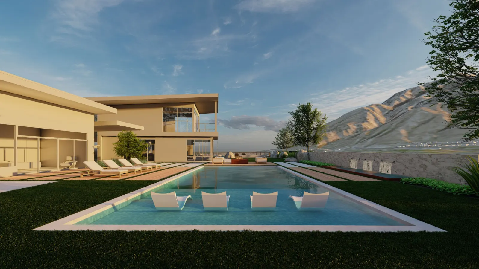 Virginia Hills residential landscape design study