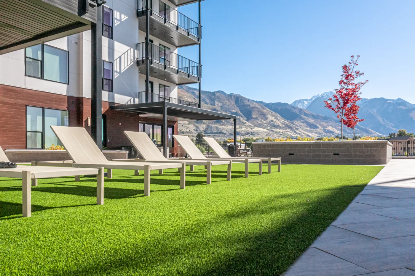 02 · The Setting, A deck that borrows the mountains.