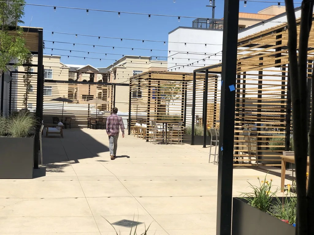 Hidden Gem finished commercial rooftop amenity